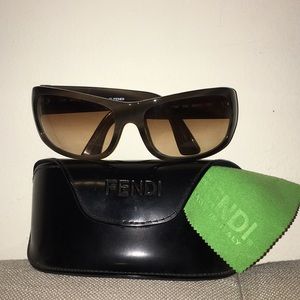 Fendi authentic FS356 Smokey Tan Sunglasses